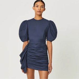 Rhode Pia Mini Dress - XS - Navy